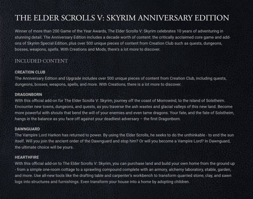 Bethesda The Elder Scrolls V: Skryim Anniversary Edition (PS4) :  : PC & Video Games