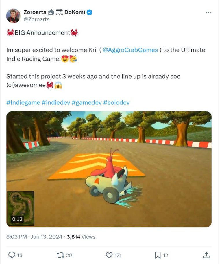 An enticing kart racer is in the works starring indie game mascots ...