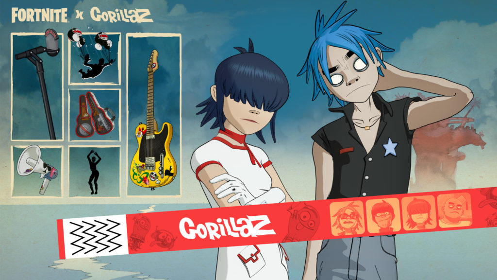 Gorillaz in Fortnite